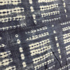 1.25 Yard Piece of Shibori in Indigo Blue | Home Decor Fabric | Abstract Mudcloth | Medium Weight | Vilber Bambara 2890 | 100% Cotton | 54" Wide | By the Yard
