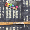 1.25 Yard Piece of Shibori in Indigo Blue | Home Decor Fabric | Abstract Mudcloth | Medium Weight | Vilber Bambara 2890 | 100% Cotton | 54" Wide | By the Yard