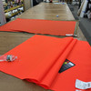 1.75 Yard Piece of Fluorescent Orange Waterproof Nylon Canvas Fabric | Tarps / Outdoor Covers / Backpacks / Banners | 1000 Denier | 65" Wide | By the Yard