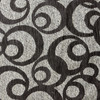 1 Yard Piece of Emboss in Espresso | Upholstery Fabric | Circle Geo in Brown / Beige | Richloom | Heavy Weight | 54" Wide | By the Yard