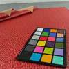 Nassimi IMPRESSION  In Color ROSSO        Faux Leather Vinyl  | Upholstery Fabric | 54 Wide
