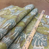 2.25 Yard Piece of Maui in color Baha | Tropical Leaves | Green / Blue / Beige | Heavy Upholstery Fabric | 54" Wide | By the Yard