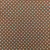 1.75 Yard Piece of Polka Dots | Home Decor Fabric | Brown / Blue | Drapery | 54" Wide | By the Yard | Premier Prints "Dottie"