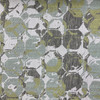 1 Yard Piece of Abstract Jacquard Fabric | Green / Mint / Grey / White | Upholstery | 54" Wide | By the Yard