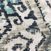 1.62 Yard Piece of Explorer in Atlantic | Abstract in Indigo / Turquoise / Cream  | Richloom Home Decor  / Drapery Fabric | Linen Blend | 54" Wide | By the Yard