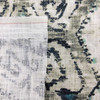 1.62 Yard Piece of Explorer in Atlantic | Abstract in Indigo / Turquoise / Cream  | Richloom Home Decor  / Drapery Fabric | Linen Blend | 54" Wide | By the Yard