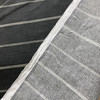 2.5 Yard Piece of Faraday in Pewter  | Home Decor Fabric | Charcoal Grey Stripes | Richloom | 54" Wide | By the Yard