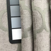 2 Yard Piece of Pastis in Gunmetal | Chenille Upholstery Fabric |  Quatrefoil in Dark Grey | 54 wide | By The Yard