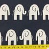 2.37 Yard Piece of Novelty Elephant Themed Fabric | Youth Designs | upholstery / Drapery Weight