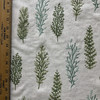 2.37 Yard Piece of Woodlands in Sage | Embroidered Drapery Fabric | Foliage in Green | Medium Weight | 54" Wide | By The Yard
