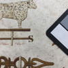 2 Yard Piece of Weathervane by Suburban Fabrics | Cream / Brown | Home Decor Fabric | Cotton | 54 Wide | By the Yard