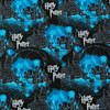 Harry Potter Hogwarts Moon Quilting Cotton Fabric | Blue / Black / White | 44 Wide | 100% Cotton | By the Yard | Licensed