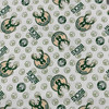 NBA Milwaukee Bucks Quilting Cotton Fabric | Green / White / Cream  | 44 Wide | 100% Cotton | By the Yard | Licensed