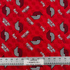 NBA Portland Trail Blazers Quilting Cotton Fabric | Red / Black / White  | 44 Wide | 100% Cotton | By the Yard | Licensed
