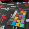 NBA Houston Rockets Fleece | Black / Red / White | 45" Wide | 100% Polyester | By the Yard | Licensed