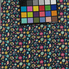 Birds of a Feather Flowers Black Quilting Cotton Fabric | Black / Pink / Blue / Yellow / Mint  | Emma & Mila | 44 Wide | 100% Cotton | By the Yard