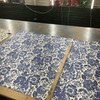 1.75 Yard Piece of PREMIER FLORAL In Color ROYAL Printed home Decor Fabric | By the Yard