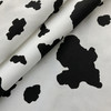 1.9 Yard Piece of Poly/Cotton Twill Cow Print Black/White | Medium Weight Twill Fabric | Home Decor Fabric | 60" Wide