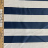 1.75 Yard Piece of Bryant Indoor/Outdoor Awning Stripe Lake Navy | Lightweight Outdoor Fabric | Home Decor Fabric | 54" Wide