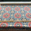 2.75 Yard Piece of PKL Studio Soumak Suzani Basketweave Lapis | Medium Weight Basketweave Fabric | Home Decor Fabric | 54" Wide