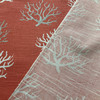 1 Yard Piece of Premier Prints Isadella Coral Slub Salmon | Medium Weight Duck Fabric | Home Decor Fabric | 54" Wide