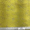 1.5 Yard Piece of Abstract Design in Citron Green | Velvet Upholstery Fabric | Heavy Weight | 54" Wide | By the Yard