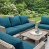 1.875 Yard Piece of Sunbrella SPECTRUM PEACOCK | Furniture Weight Fabric | 54 Wide | By The Yard | 48081-0000