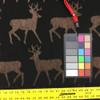 3 Yard Piece of Deer Buck Silhouette Tapestry Fabric | Chenille |  Upholstery | 54" Wide | By the Yard