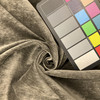 0.87 Yard Piece of Dark Taupe Chenille Velvet | R-RENLEY GRAPHITE | Upholstery Fabric | Regal Fabrics Brand | 54 inch Wide | By the Yard