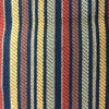 1.8 Yard Piece of Stripes in Brown / Red / Yellow / Black | Upholstery Fabric | 56 W | By the Yard