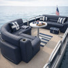1 Yard Piece of SEAQUEST Midnight Blue Marine & Automotive Vinyl Fabric | PSQ-016 | 54Inch | By The Yard | High UV Stability