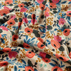 1 Yard Piece of Cotton + Steel Rifle Paper Co. Les Fleurs Canvas Rosa Floral Natural | Medium Weight Canvas Fabric | Home Decor Fabric | 44" Wide