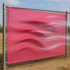 1 Yard Piece of Pink 9 x 9 Vinyl Mesh | Windscreen, Safety Fencing, Gym Dividers, Awning Drop Shades | Bruin Plastics | 62" Wide | By the Yard
