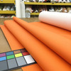 0.87 Yard Piece of Papaya Orange Marine Vinyl Fabric | Spradling Softside BELUGA | Upholstery Vinyl for Boats / Automotive / Commercial Seating | 54"W | BTY | BEL-3306