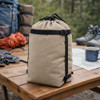 1.5 Yard Piece of Light Beige Nylon Canvas Fabric | Breathable Outdoor / Indoor Canvas | Dust Covers / Backpacks / Luggage / Banners | 500 Denier |  60" Wide | By the Yard