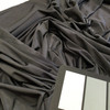 3.12 Yard Piece of Solid Charcoal Gray Matte Solid Jersey Knit Fabric | Semi Sheer | 2 Way Stretch | Clothing and Apparel | 60 Inch Wide | By The Yard