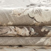 2 Yard Piece of Waverly Ballad Bouquet Blend Platinum Linen | Medium Weight Linen Fabric | Home Decor Fabric | 54" Wide