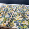 1.66 Yard Piece of Comersan Fabrics Maverick Duck Blue/Green | Lightweight Duck Fabric | Home Decor Fabric | 55" Wide