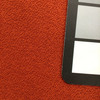 1.5 Yard Piece of Dark Orange Microfiber | Upholstery Fabric | Stain Resistant | 54" Wide | By the Yard