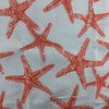 1.875 Yard Piece of Nautical Starfish Red and White | Premier Prints | Outdoor Fabric | 54 Wide | By the Yard
