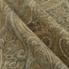 1.25 Yard Piece of Waverly Quiet Place Paisley Basketweave Truffle | Medium/Heavyweight Basketweave Fabric | Home Decor Fabric | 54" Wide