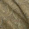 1.25 Yard Piece of Waverly Quiet Place Paisley Basketweave Truffle | Medium/Heavyweight Basketweave Fabric | Home Decor Fabric | 54" Wide