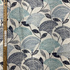 1.5 Yard Piece of Cantata in Indigo | Home Decor Fabric | Blue / Natural Large Scale Floral | 54" Wide | By the Yard