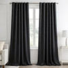 1.75 Yard Piece of 12 Oz Cotton Duck Canvas Black | Heavyweight Canvas, Duck Fabric | Home Decor Fabric | 60" Wide