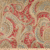 2 Yard Piece of PKL Studio Sultan's Paisley Twill Cerise | Lightweight Twill Fabric | Home Decor Fabric | 54" Wide