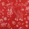 3 Yard Piece of Sick Elf Anti Christmas Fabric | humor / Joke | Fabric By The Yard