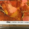 0.87 Yard Piece of Midas in Pumpkin | Northcott | Quilting Fabric | 44" Wide | 100% Cotton | Abstract Marbling | Metallic Gold / Orange / Rust / Brown