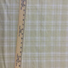1.5 Yard Piece of White / Off White Plaid | Home Decor Fabric | 54  Wide | By the Yard