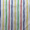 2.75 Yard Piece of Waggle Primary Stripes Upholstery / Drapery Fabric | Cyrus Clark | 54 W | BTY