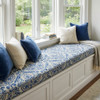 1.9 Yard Piece of PKL Studio Summer Medallion Outdoor Marine | Medium Weight Outdoor Fabric | Home Decor Fabric | 54" Wide